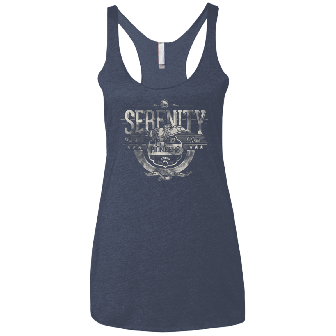 T-Shirts Vintage Navy / X-Small Space Pioneers Women's Triblend Racerback Tank