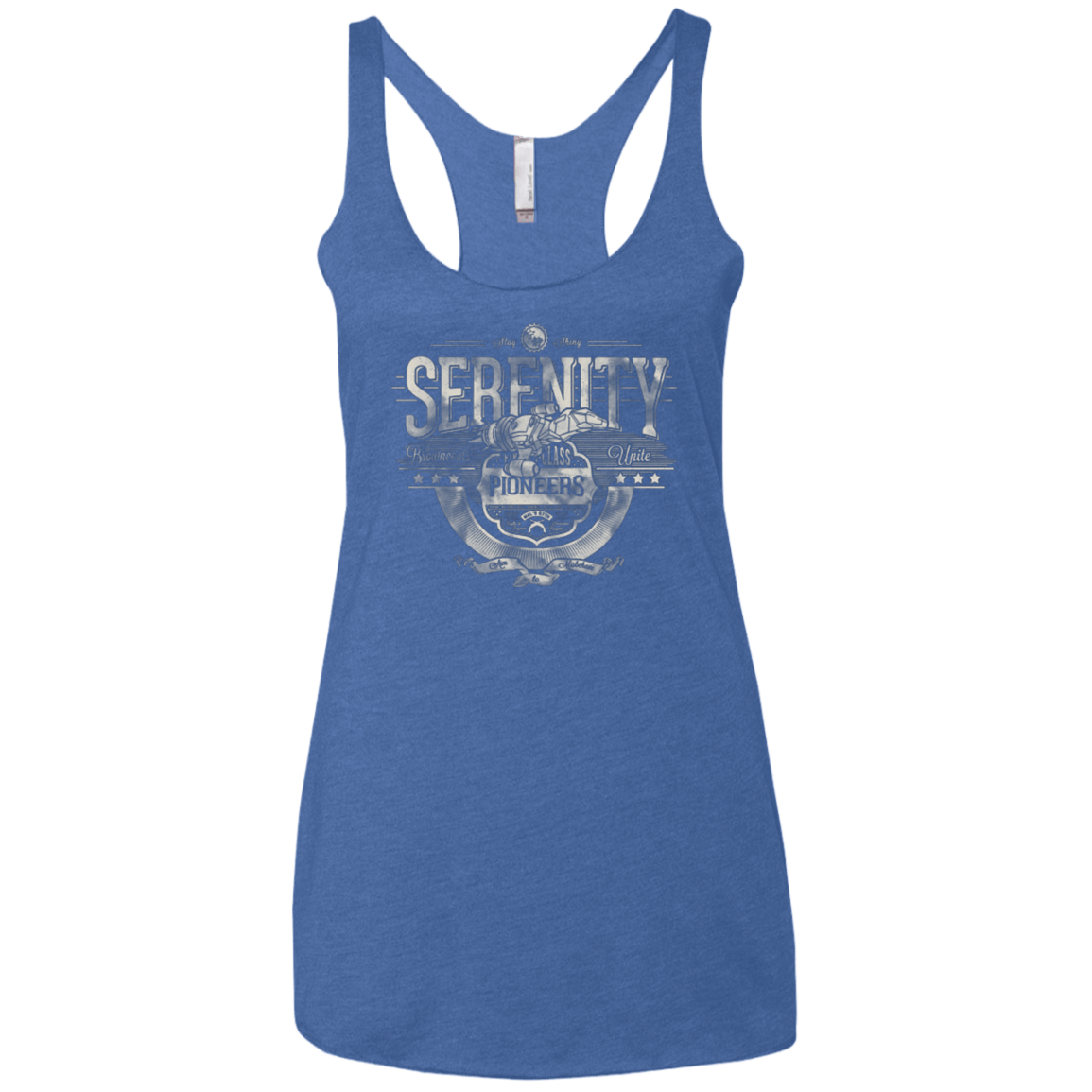T-Shirts Vintage Royal / X-Small Space Pioneers Women's Triblend Racerback Tank