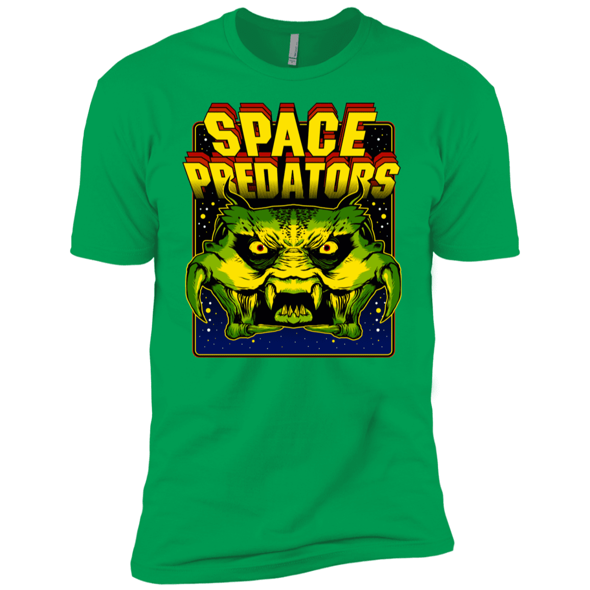 T-Shirts Kelly Green / YXS Space Predator Boys Premium T-Shirt