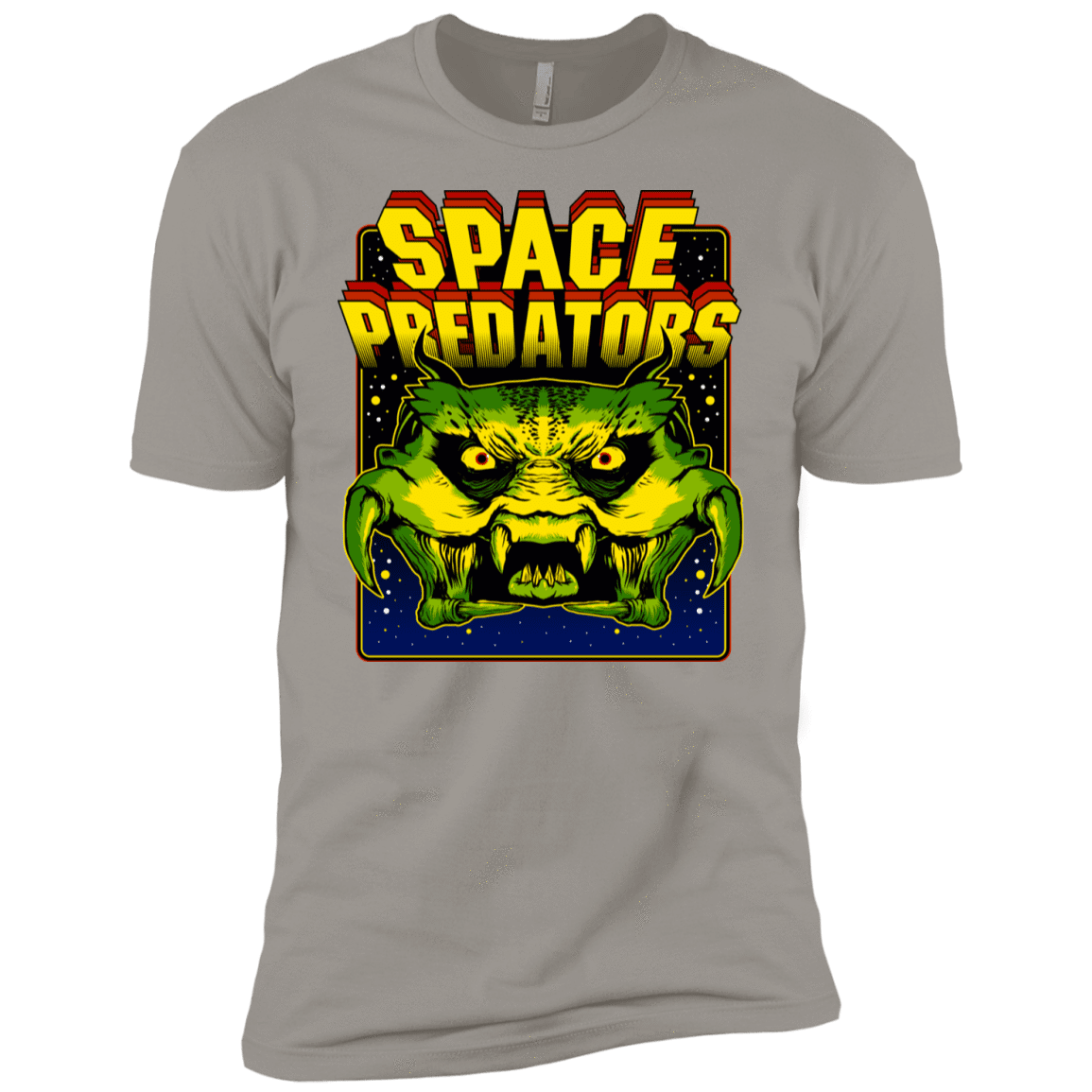 T-Shirts Light Grey / YXS Space Predator Boys Premium T-Shirt