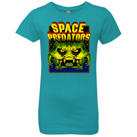 T-Shirts Tahiti Blue / YXS Space Predator Girls Premium T-Shirt