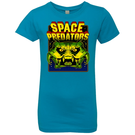 T-Shirts Turquoise / YXS Space Predator Girls Premium T-Shirt