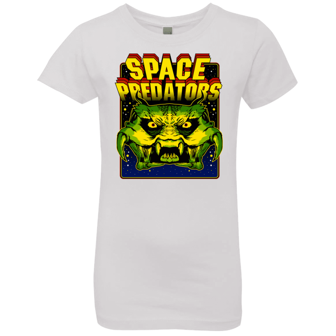 T-Shirts White / YXS Space Predator Girls Premium T-Shirt