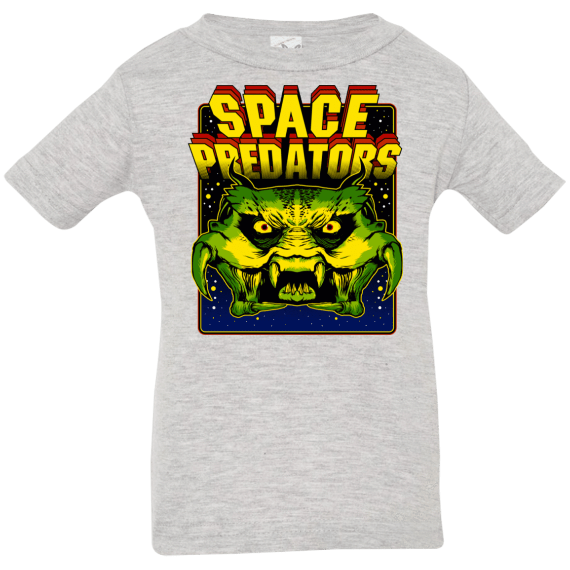 T-Shirts Heather Grey / 6 Months Space Predator Infant Premium T-Shirt