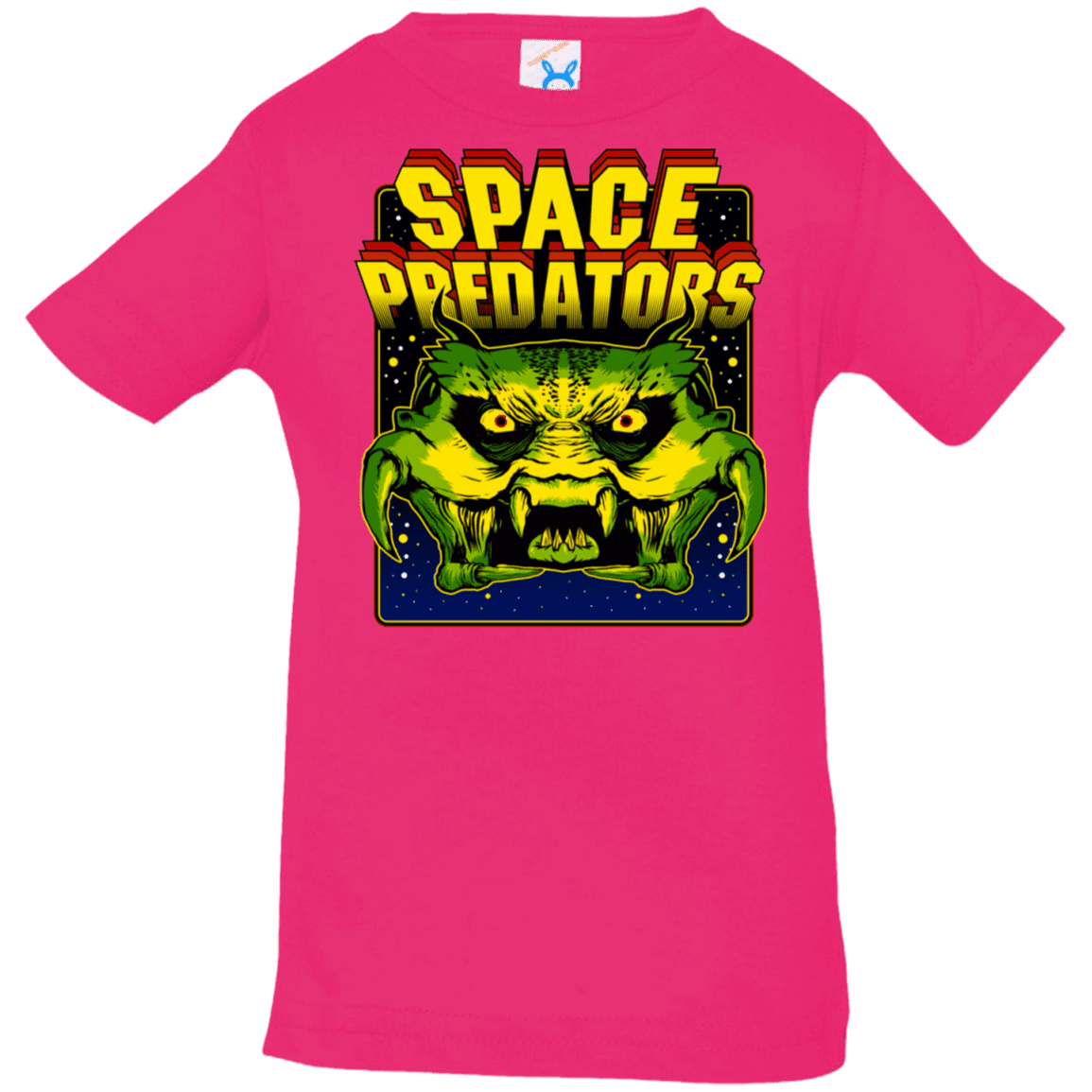 T-Shirts Hot Pink / 6 Months Space Predator Infant Premium T-Shirt