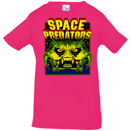 T-Shirts Hot Pink / 6 Months Space Predator Infant Premium T-Shirt