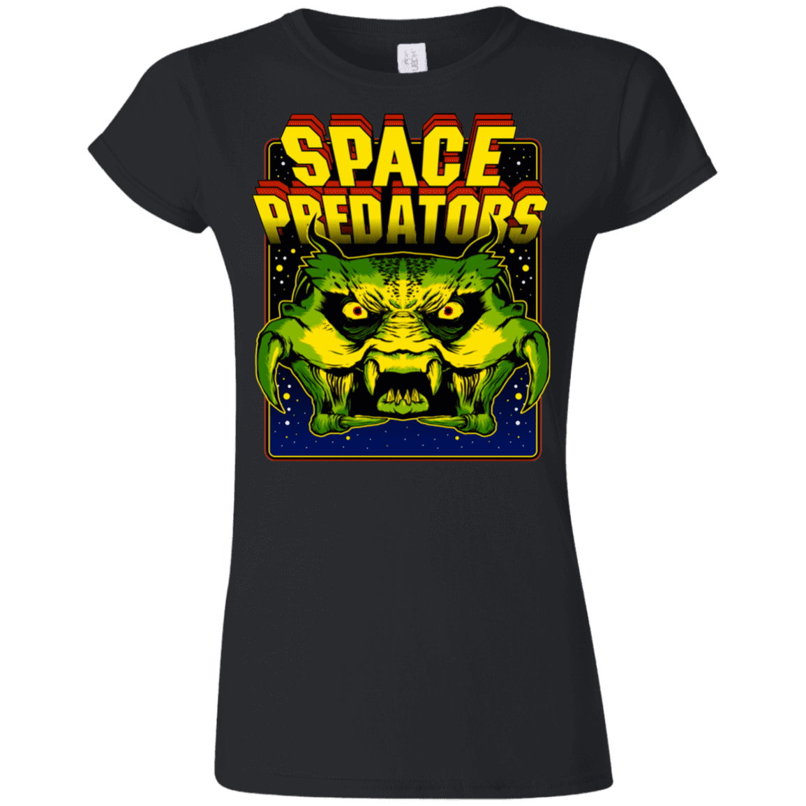 T-Shirts Black / S Space Predator Junior Slimmer-Fit T-Shirt