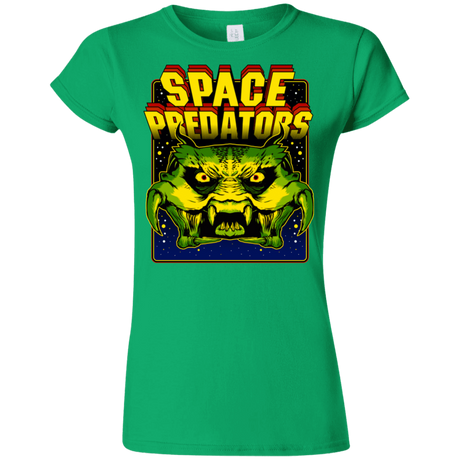 T-Shirts Irish Green / S Space Predator Junior Slimmer-Fit T-Shirt