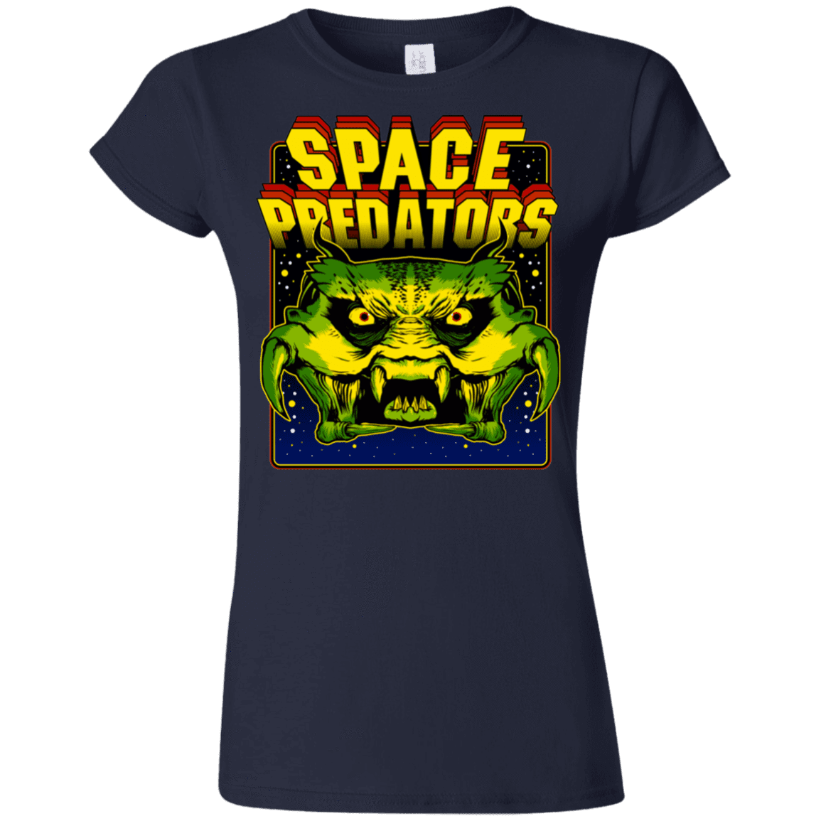 T-Shirts Navy / S Space Predator Junior Slimmer-Fit T-Shirt