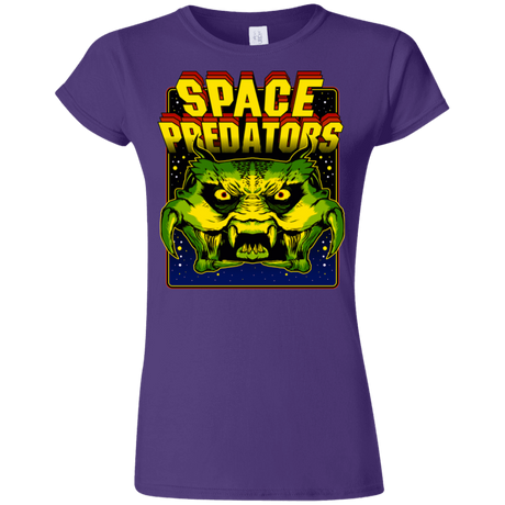 T-Shirts Purple / S Space Predator Junior Slimmer-Fit T-Shirt