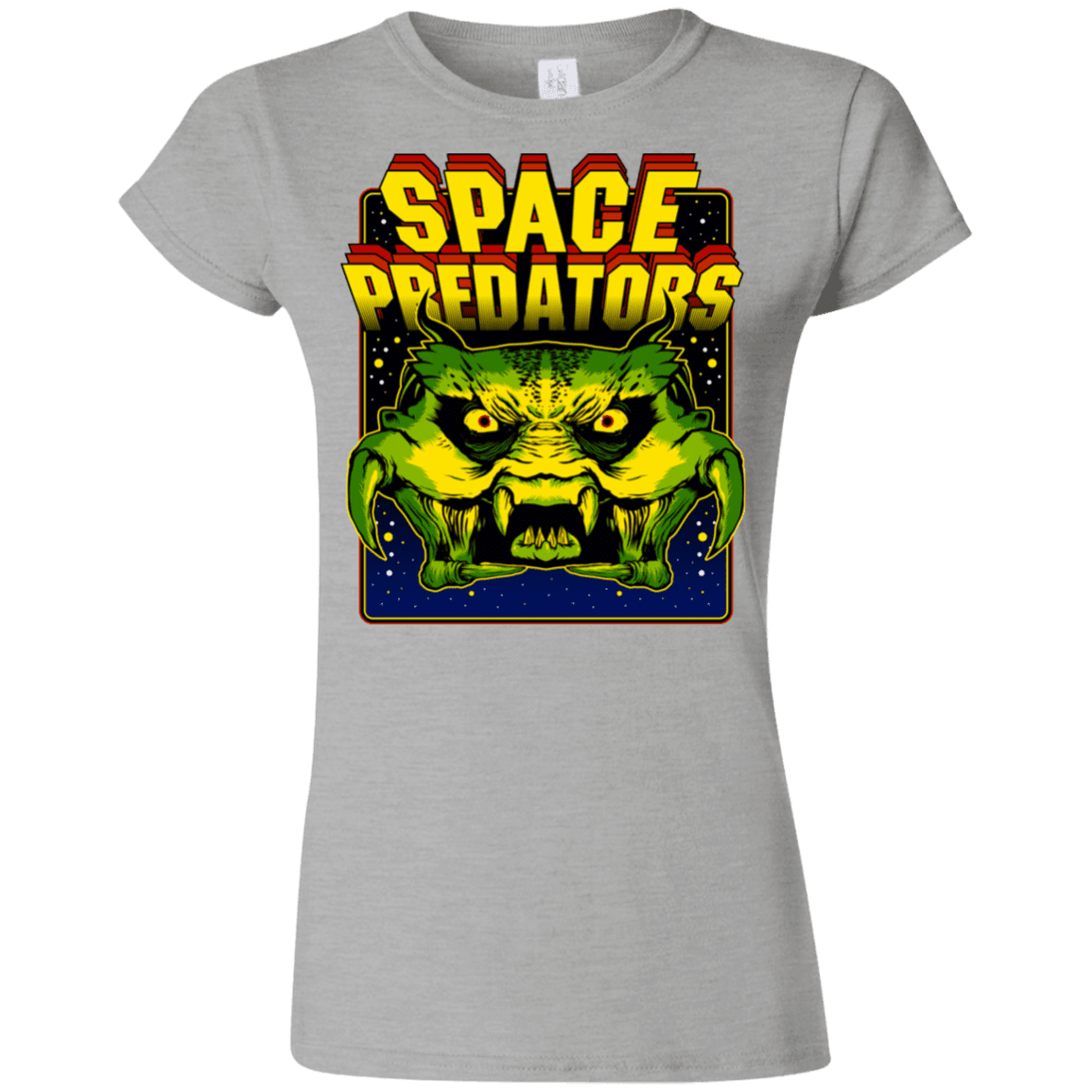 T-Shirts Sport Grey / S Space Predator Junior Slimmer-Fit T-Shirt