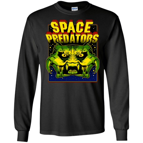 T-Shirts Black / S Space Predator Men's Long Sleeve T-Shirt