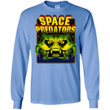 T-Shirts Carolina Blue / S Space Predator Men's Long Sleeve T-Shirt