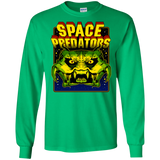 T-Shirts Irish Green / S Space Predator Men's Long Sleeve T-Shirt