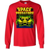 T-Shirts Red / S Space Predator Men's Long Sleeve T-Shirt