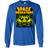 T-Shirts Royal / S Space Predator Men's Long Sleeve T-Shirt