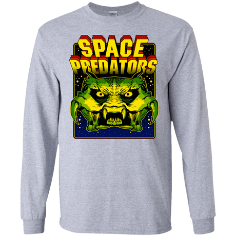 T-Shirts Sport Grey / S Space Predator Men's Long Sleeve T-Shirt