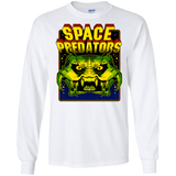 T-Shirts White / S Space Predator Men's Long Sleeve T-Shirt