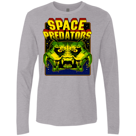 T-Shirts Heather Grey / S Space Predator Men's Premium Long Sleeve