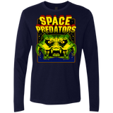 T-Shirts Midnight Navy / S Space Predator Men's Premium Long Sleeve