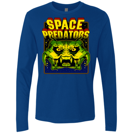 T-Shirts Royal / S Space Predator Men's Premium Long Sleeve