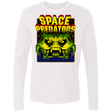 T-Shirts White / S Space Predator Men's Premium Long Sleeve