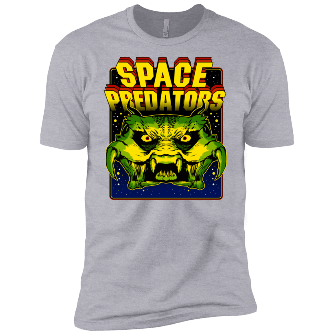 T-Shirts Heather Grey / X-Small Space Predator Men's Premium T-Shirt