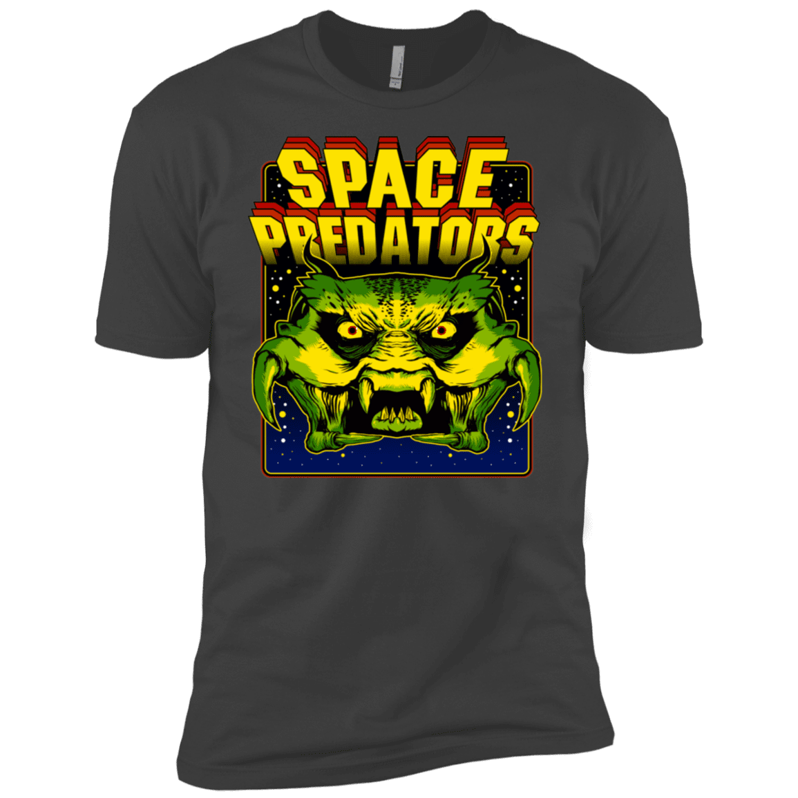 T-Shirts Heavy Metal / X-Small Space Predator Men's Premium T-Shirt