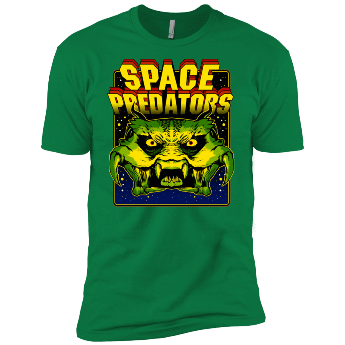 T-Shirts Kelly Green / X-Small Space Predator Men's Premium T-Shirt