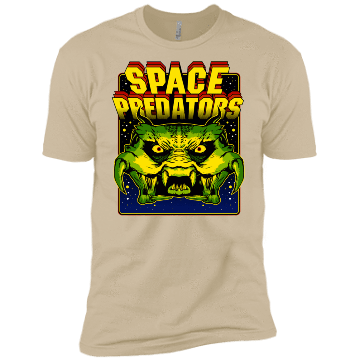 T-Shirts Sand / X-Small Space Predator Men's Premium T-Shirt