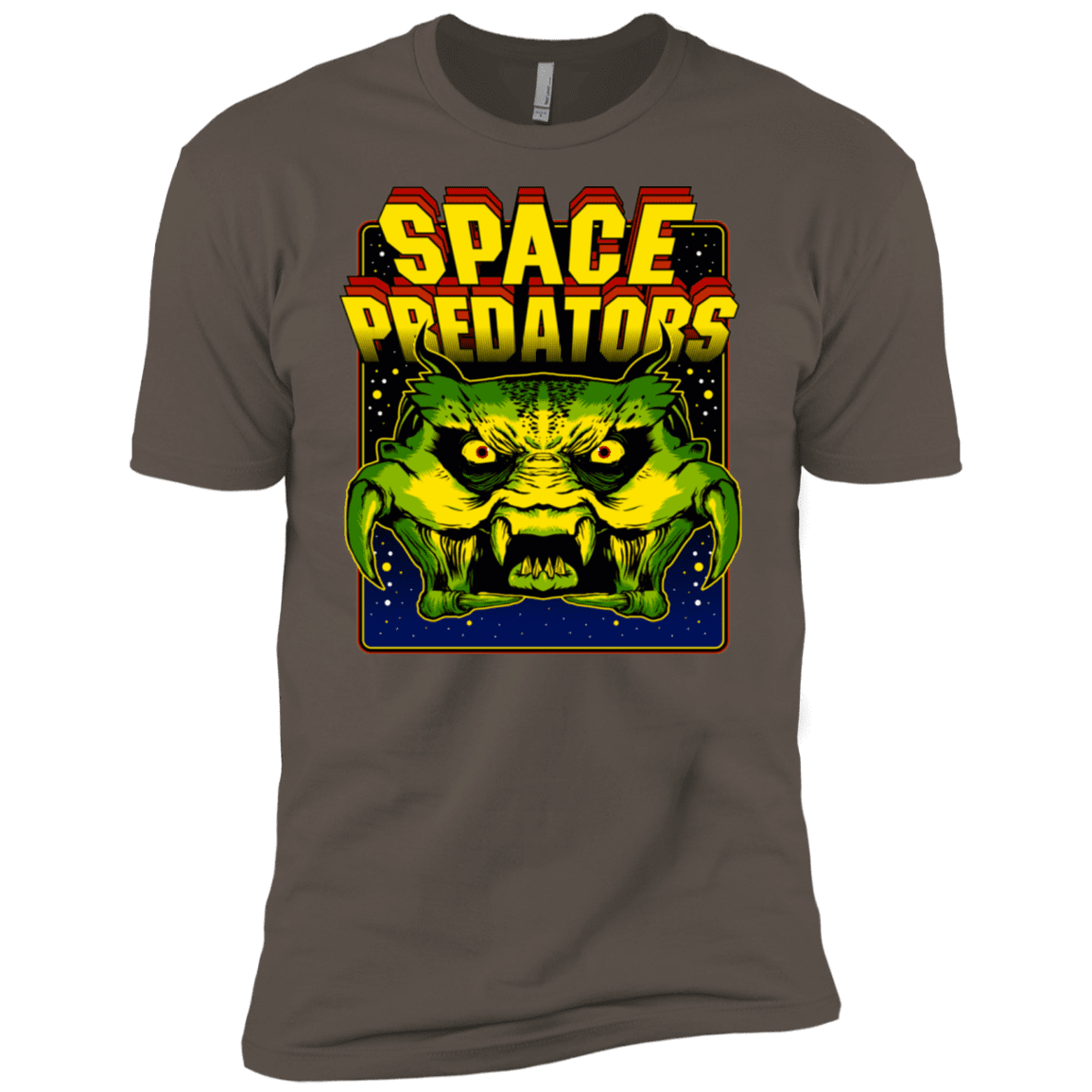 T-Shirts Warm Grey / X-Small Space Predator Men's Premium T-Shirt