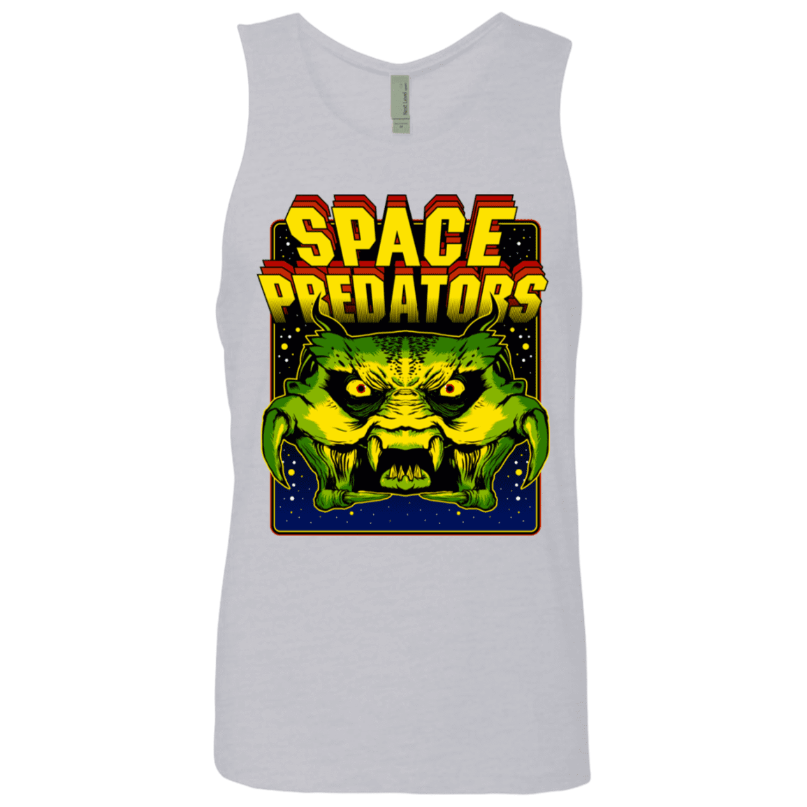 T-Shirts Heather Grey / S Space Predator Men's Premium Tank Top