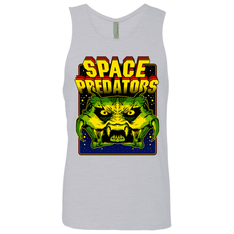 T-Shirts Heather Grey / S Space Predator Men's Premium Tank Top