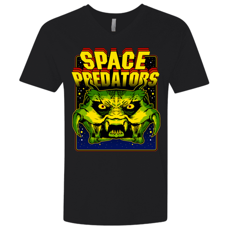 T-Shirts Black / X-Small Space Predator Men's Premium V-Neck