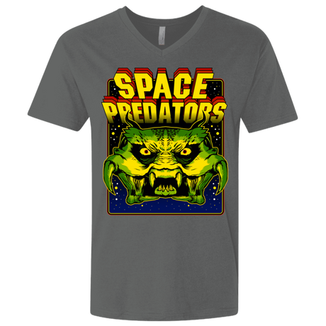 T-Shirts Heavy Metal / X-Small Space Predator Men's Premium V-Neck