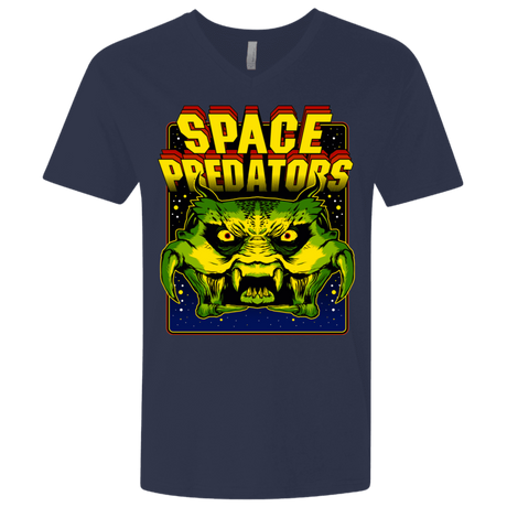 T-Shirts Midnight Navy / X-Small Space Predator Men's Premium V-Neck