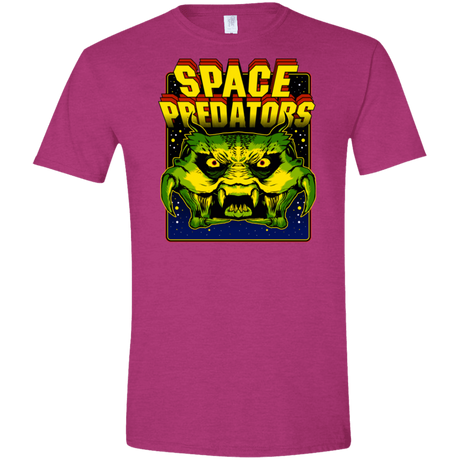 T-Shirts Antique Heliconia / S Space Predator Men's Semi-Fitted Softstyle