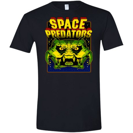 T-Shirts Black / X-Small Space Predator Men's Semi-Fitted Softstyle