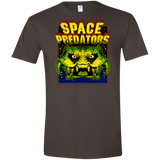 T-Shirts Dark Chocolate / S Space Predator Men's Semi-Fitted Softstyle