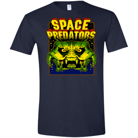 T-Shirts Navy / X-Small Space Predator Men's Semi-Fitted Softstyle