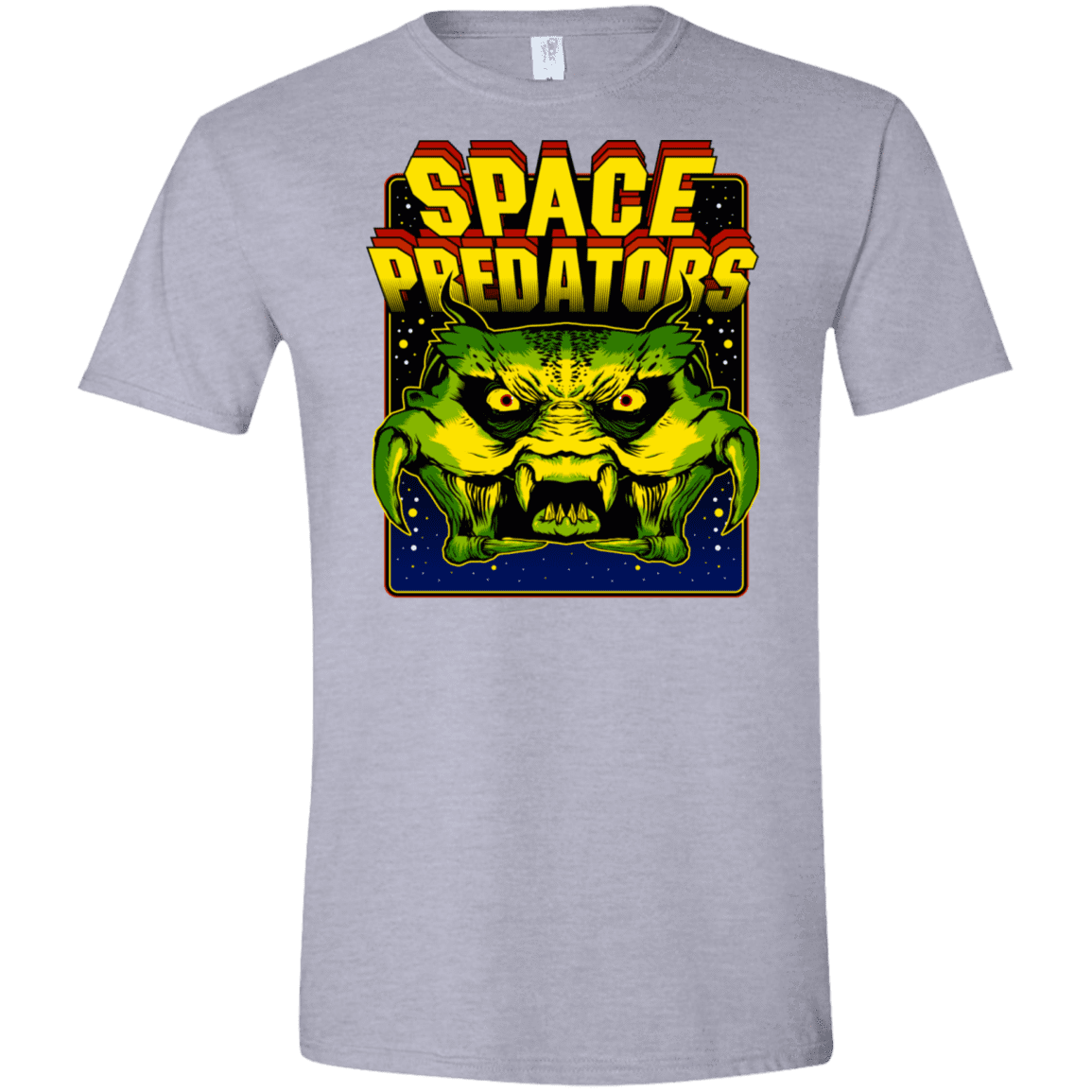 T-Shirts Sport Grey / X-Small Space Predator Men's Semi-Fitted Softstyle