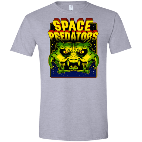 T-Shirts Sport Grey / X-Small Space Predator Men's Semi-Fitted Softstyle