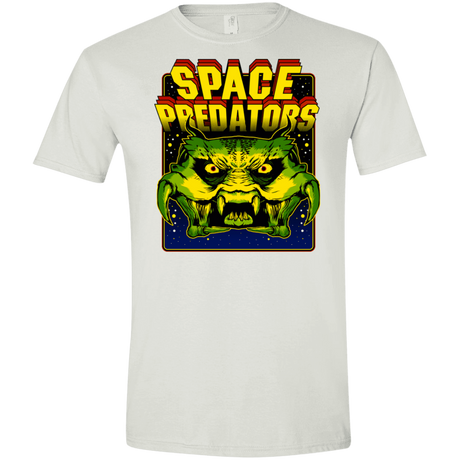 T-Shirts White / X-Small Space Predator Men's Semi-Fitted Softstyle