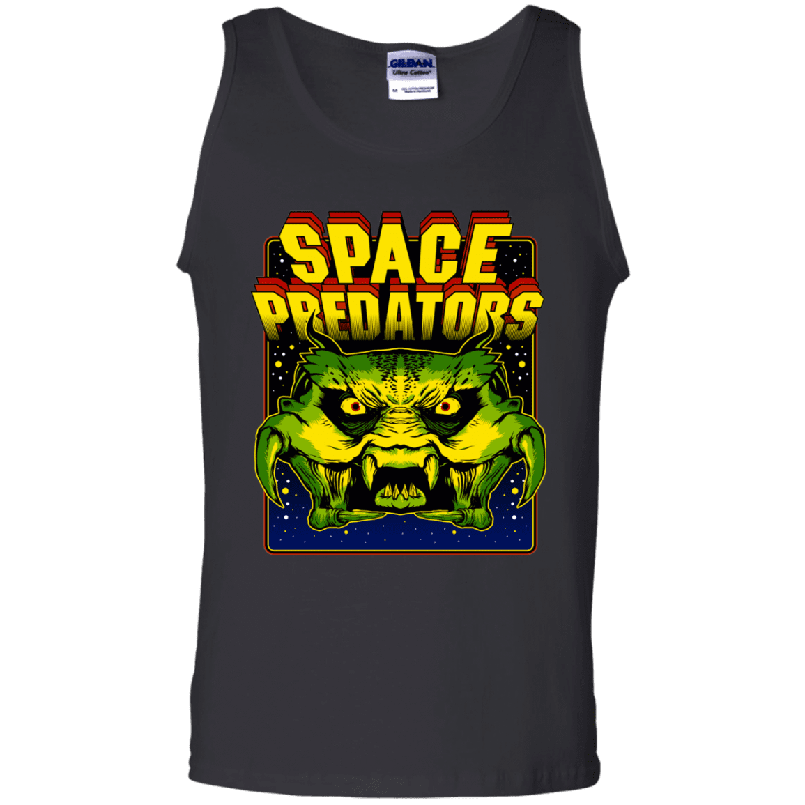 T-Shirts Black / S Space Predator Men's Tank Top