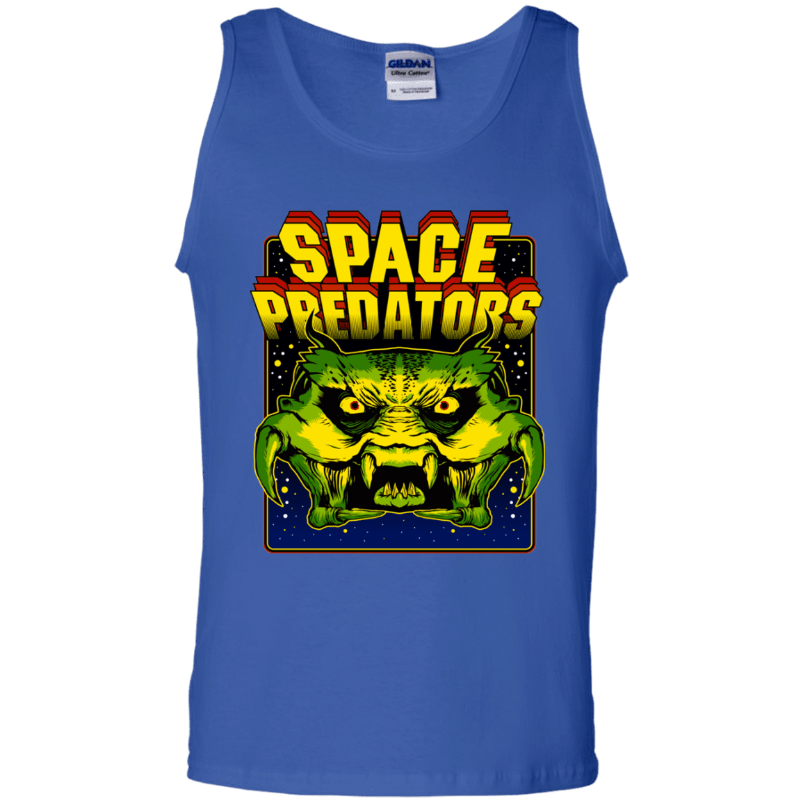 T-Shirts Royal / S Space Predator Men's Tank Top