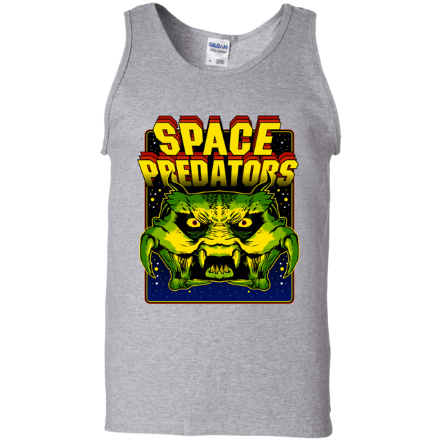 T-Shirts Sport Grey / S Space Predator Men's Tank Top