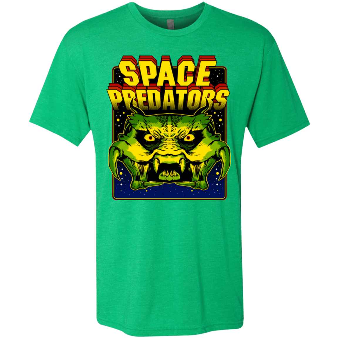 T-Shirts Envy / S Space Predator Men's Triblend T-Shirt