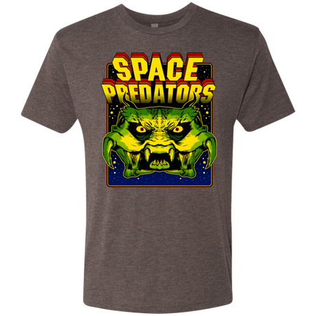 T-Shirts Macchiato / S Space Predator Men's Triblend T-Shirt