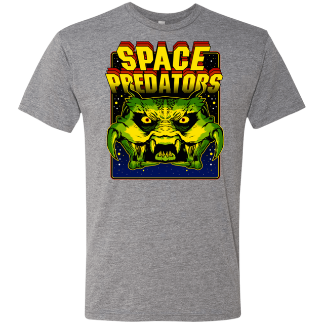 T-Shirts Premium Heather / S Space Predator Men's Triblend T-Shirt