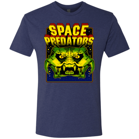 T-Shirts Vintage Navy / S Space Predator Men's Triblend T-Shirt